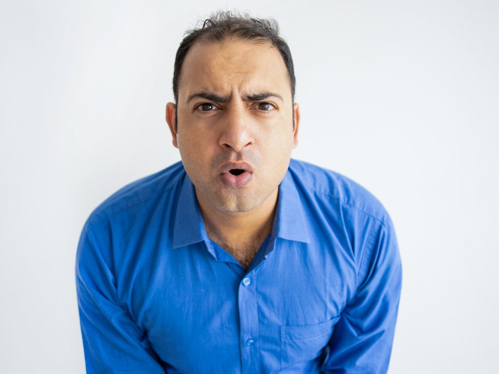 Frustrated man Frustrated man